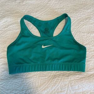 Nike Women's swoosh Teal Sports Bra